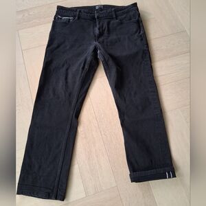 Frank & Oak Black Selvedge Denim